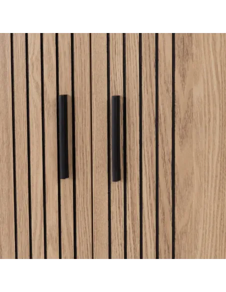 Tessa 2 Door Wardrobe - Natural Oak Effect