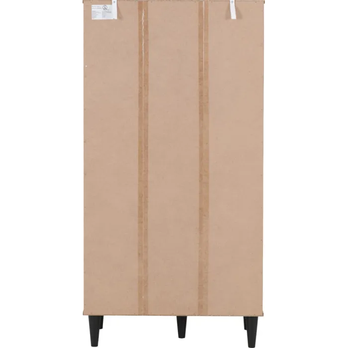 Tessa 1 Door Bookcase - Natural Oak Effect