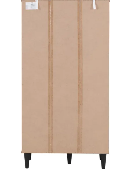 Tessa 1 Door Bookcase - Natural Oak Effect