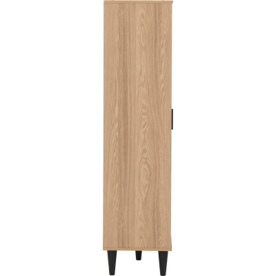 Tessa 1 Door Bookcase - Natural Oak Effect