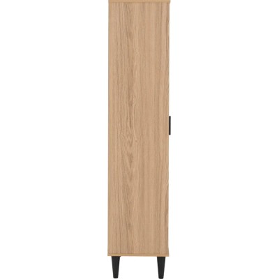Tessa 1 Door 2 Drawer Bookcase - Natural Oak Effect