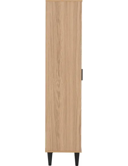Tessa 1 Door 2 Drawer Bookcase - Natural Oak Effect