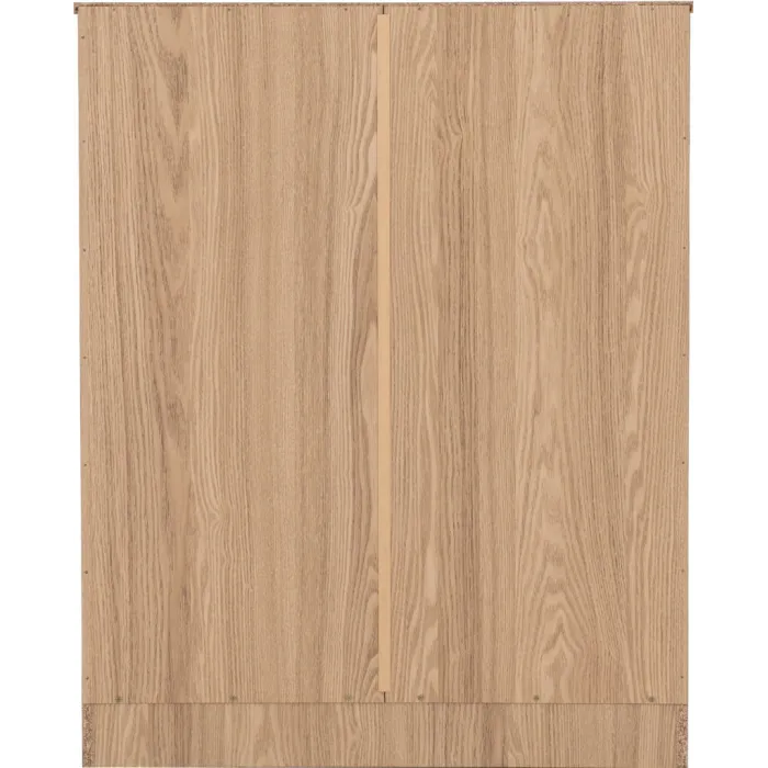 Tessa 3+2 Drawer Chest - Natural Oak Effect