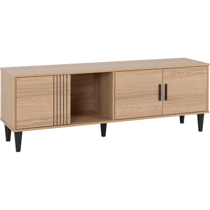 Tessa TV Cabinet - Natural Oak Effect