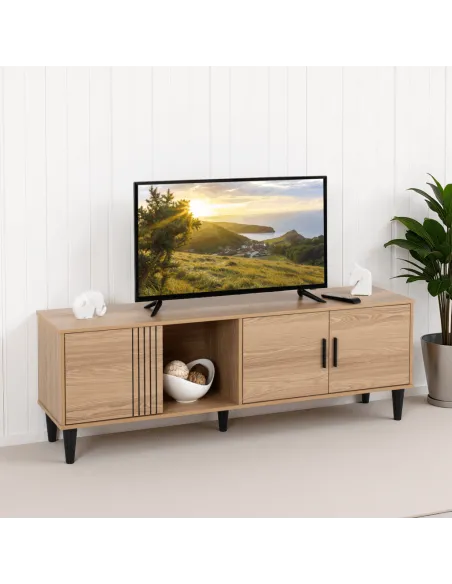 Tessa TV Cabinet - Natural Oak Effect