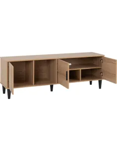 Tessa TV Cabinet - Natural Oak Effect 2