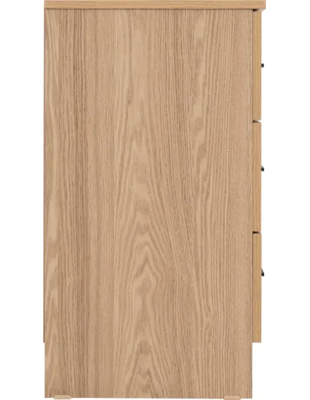 Tessa 6 Drawer Chest - Natural Oak Effect