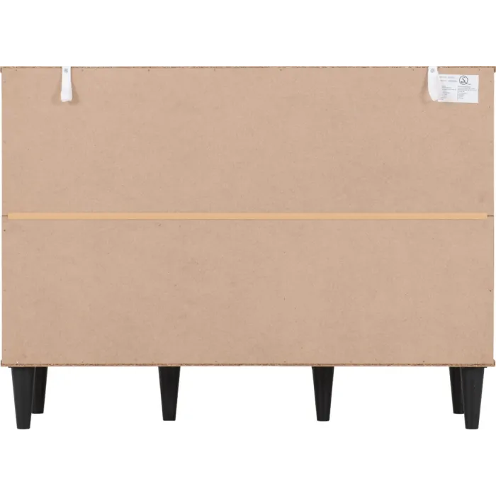 Tessa 3 Door 2 Drawer Sideboard - Natural Oak Effect