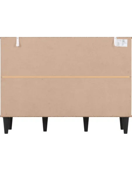 Tessa 3 Door 2 Drawer Sideboard - Natural Oak Effect