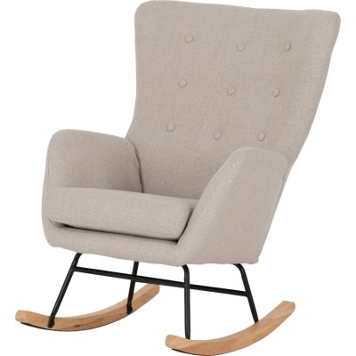 Hayden Rocking Chair - Beige Fabric