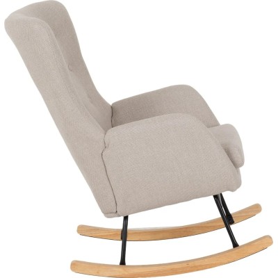 Hayden Rocking Chair - Beige Fabric
