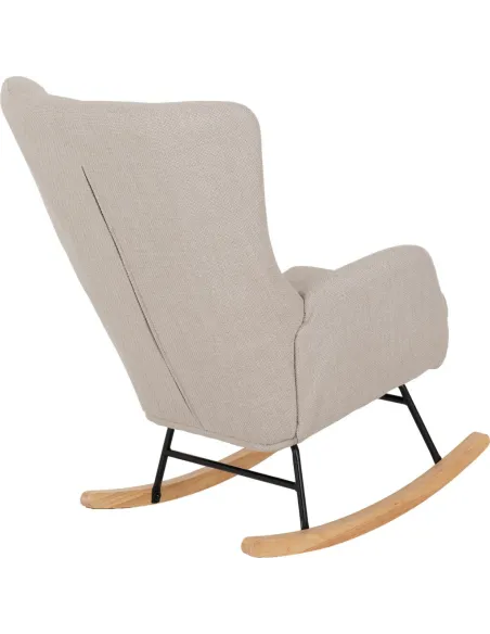 Hayden Rocking Chair - Beige Fabric