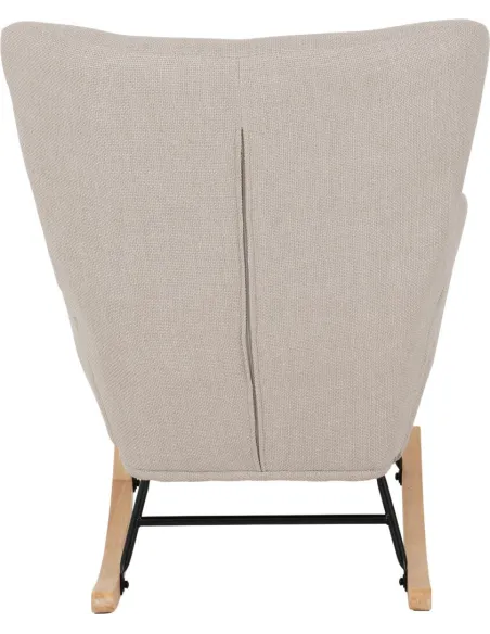 Hayden Rocking Chair - Beige Fabric