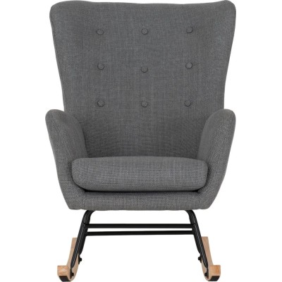 Hayden Rocking Chair - Dark Grey Fabric
