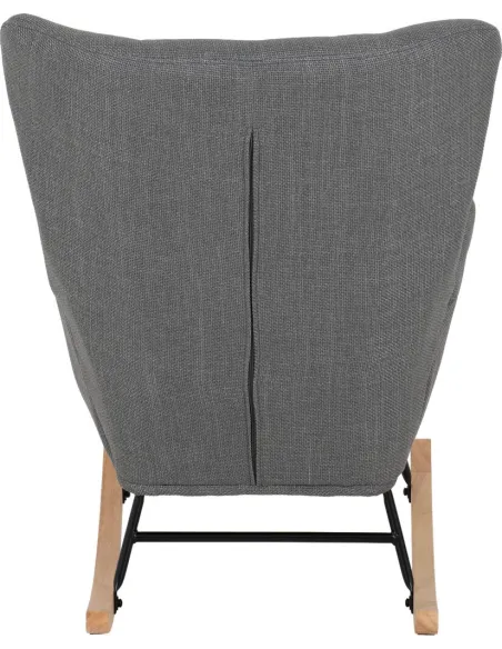 Hayden Rocking Chair - Dark Grey Fabric