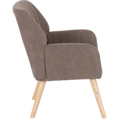 Jordan Occasional Chair - Brown Velvet Fabric