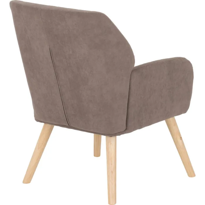 Jordan Occasional Chair - Brown Velvet Fabric