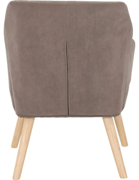 Jordan Occasional Chair - Brown Velvet Fabric