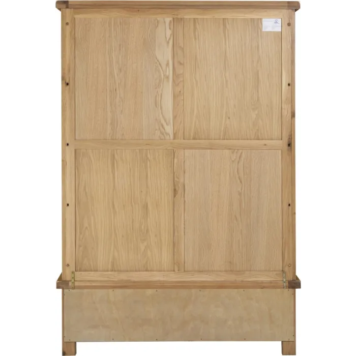 Windsor 3 Door 2 Drawer Wardrobe - Natural Oak