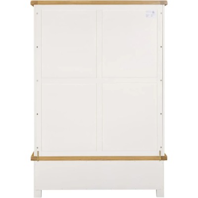 Windsor 3 Door 2 Drawer Wardrobe - Ivory/Oak