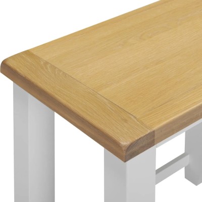 Windsor 3 Drawer Dressing Table - Pebble Grey/Oak
