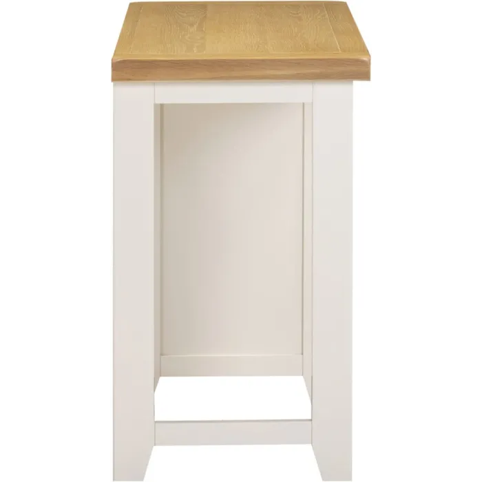 Windsor 3 Drawer Dressing Table - Ivory/Oak
