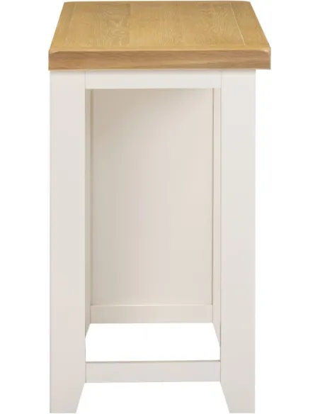 Windsor 3 Drawer Dressing Table - Ivory/Oak