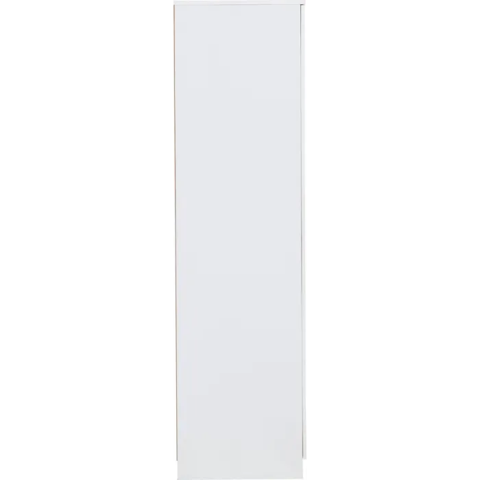 Dakota 3 Door 2 Drawer Mirrored Wardrobe - White