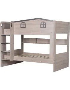 Hector Small Double Bunk Bed - Ash Grey 2