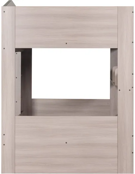 Hector Small Double Bunk Bed - Ash Grey