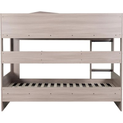 Hector Small Double Bunk Bed - Ash Grey
