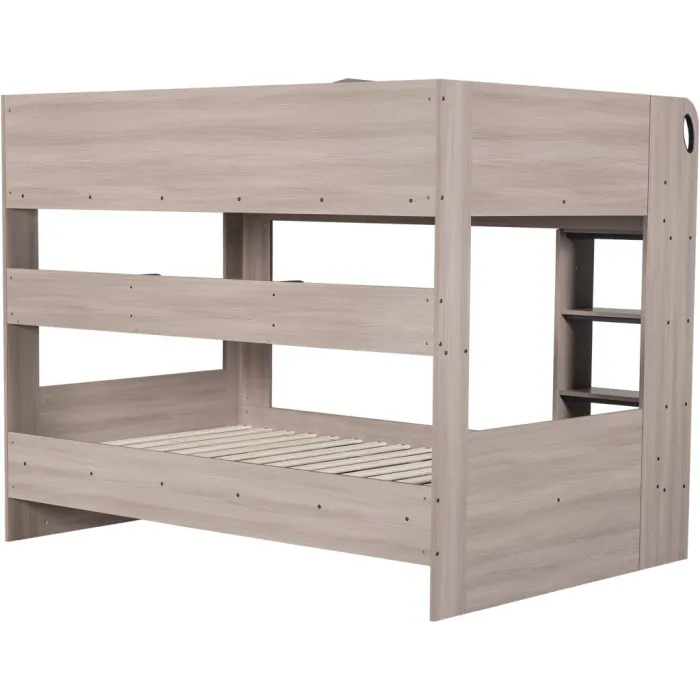 Hector Small Double Bunk Bed - Ash Grey