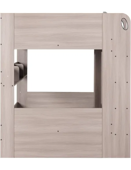 Hector Small Double Bunk Bed - Ash Grey
