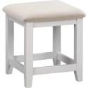 Windsor Dressing Table Stool - Pebble Grey/Oat Fabric