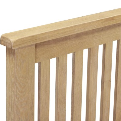 Windsor 5ft Low End Bedframe - Natural Oak