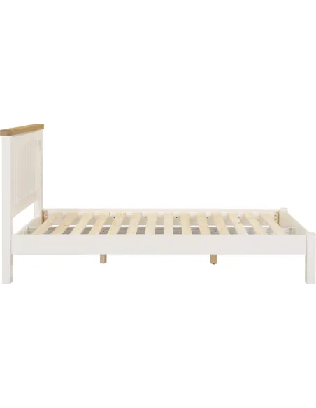 Windsor 5ft Low End Bedframe - Ivory/Oak