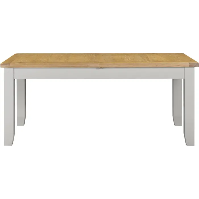 Windsor Large Extending Dining Table - Pebble Grey/Oak