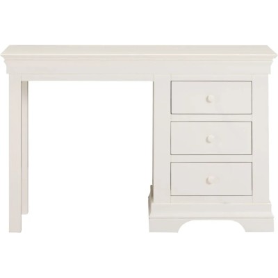 Bordeaux 3 Drawer Dressing Table Set - Ivory/Oat Fabric