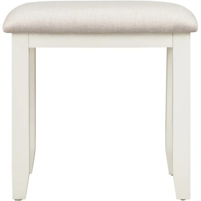 Bordeaux 3 Drawer Dressing Table Set - Ivory/Oat Fabric
