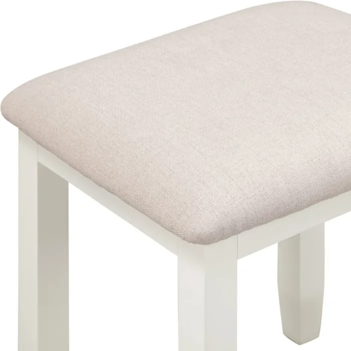 Bordeaux Dressing Table Stool - Ivory