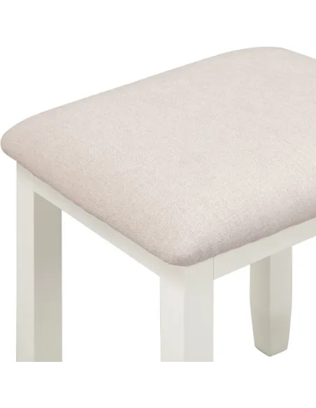 Bordeaux Dressing Table Stool - Ivory