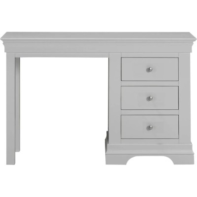Bordeaux 3 Drawer Dressing Table - Pebble Grey