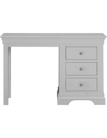 Bordeaux 3 Drawer Dressing Table - Pebble Grey