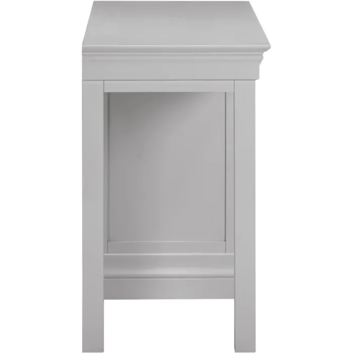 Bordeaux 3 Drawer Dressing Table - Pebble Grey