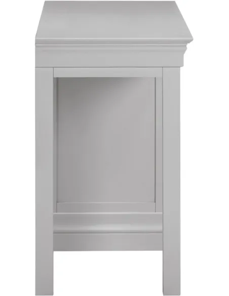 Bordeaux 3 Drawer Dressing Table - Pebble Grey