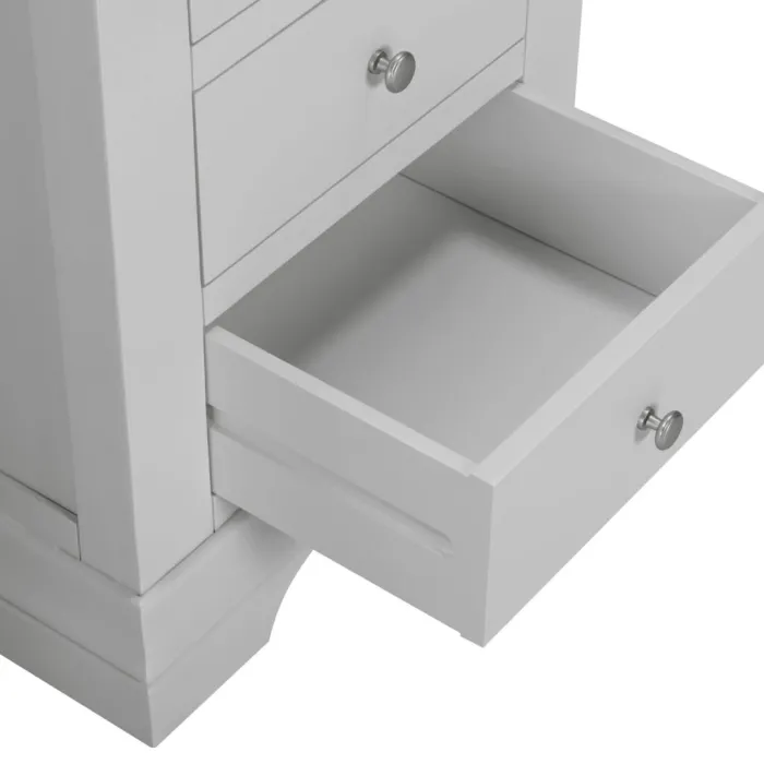 Bordeaux 3 Drawer Dressing Table - Pebble Grey
