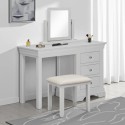 Bordeaux 3 Drawer Dressing Table - Pebble Grey