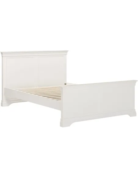 Bordeaux 4ft6 High Foot End Bedframe - Ivory