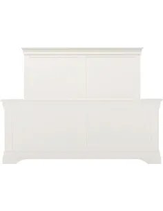 Bordeaux 4ft6 High Foot End Bedframe - Ivory 2