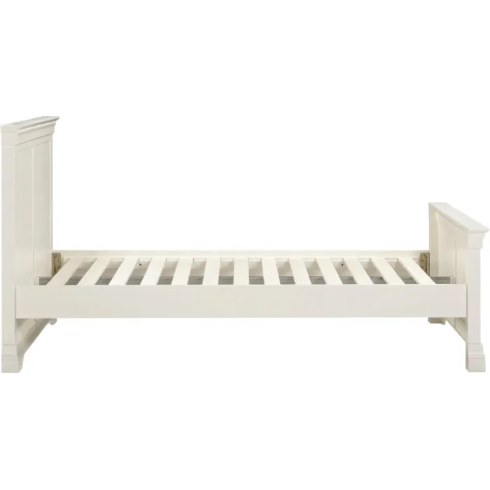 Bordeaux 4ft6 High Foot End Bedframe - Ivory